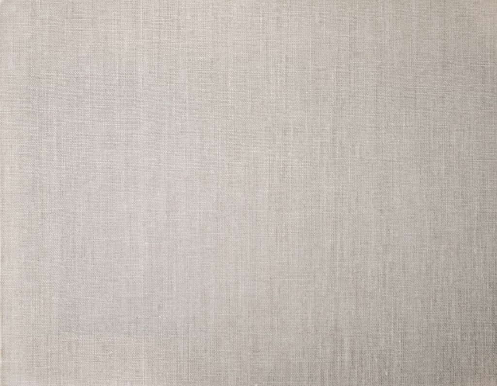 Folded natural linen napkins