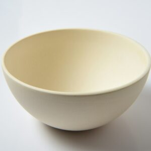Set of glazed ceramic bowls
